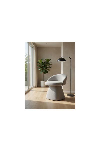 Vivense MİRA MODERN PUF, BEYAZ