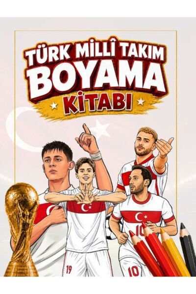 Derin Yayınları Milli Takım Boyama Kitabı