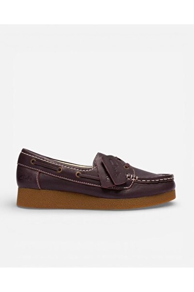 CLARKS Wallabeeevosea Dark Brown Lea Kadın Koyu Kahve Günlük Ayakkabı 26186598