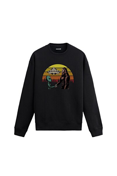 Colermi Friendship in Space Design Sweatshirt