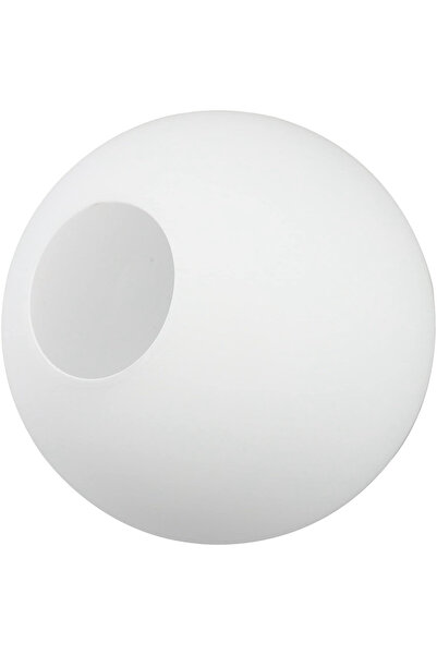 OEM Abajur din sticlă sferic, pentru lampă suspendată, mat, modern, alb, 15 cm