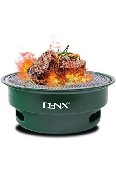 TERRION Charcoal Barbecue Grill DX2812 – Portable Outdoor Round BBQ Grill wit...