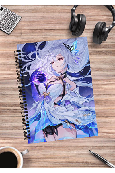 mertfigur Genshin Anime Spiral Notebook A5 (50 Sheets)