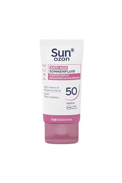 SunOzon Güneş Koruyucu Yüz Kremi Anti-Age 50SPF 50 ml