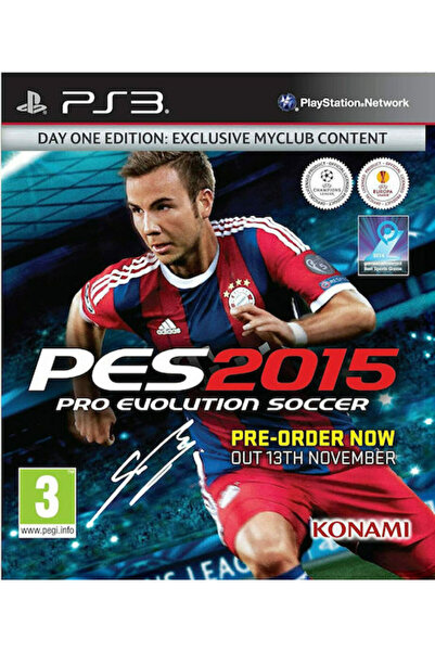 KONAMI Pro Evolution Soccer 2015 Έκδοση Πρώτης Ημέρας Παιχνίδι PS3 (Μεταχειρι...
