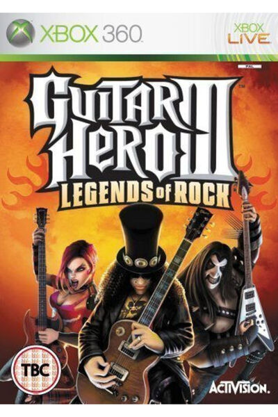 ACTIVISION Guitar Hero III: Θρύλοι του Ροκ Παιχνίδι XBOX 360 (Μεταχειρισμένο)