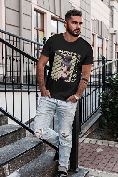 iLovePrints Anime Character in Bunny Costume Tshirt