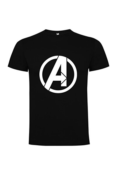 iLovePrints Marvelous Avengers Logo Raglan Tshirt