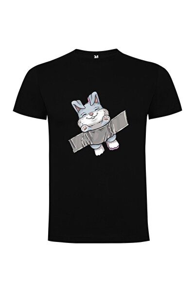 iLovePrints Pink Bunny Sketch Tshirt