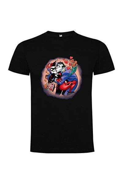 iLovePrints Animated Passion: Joker's Embrace Tshirt