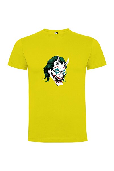 iLovePrints Grotesque Joker Smile Tshirt