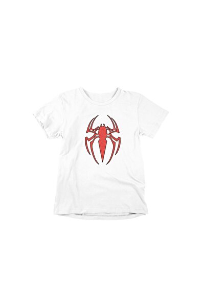 iLovePrints Spider-Man Logo White T-Shirt