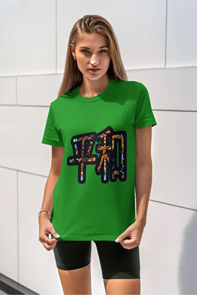 iLovePrints Abstract Art with Kanji Tshirt
