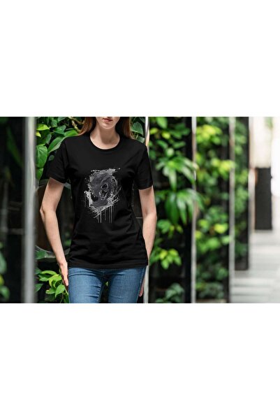 iLovePrints Monochrome Abstract Portrait Tshirt
