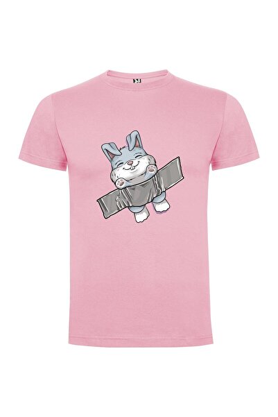 iLovePrints Pink Bunny Sketch Tshirt