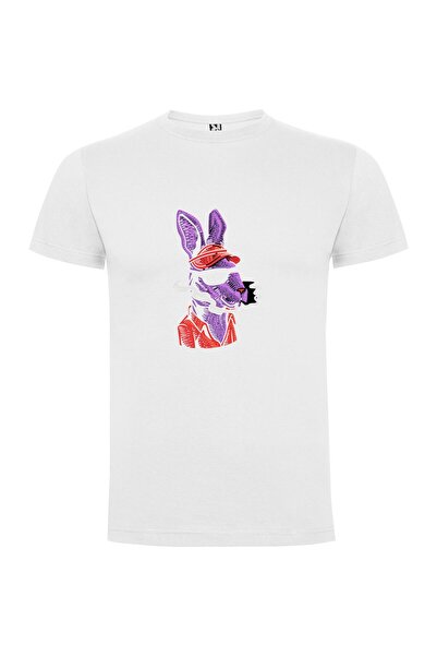 iLovePrints Glamorous Bunny Gangster Tshirt
