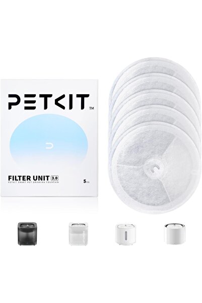 Generic Brand Set 5 Filtre PETKIT pentru EVERSWEET 2.0, 3.0 și CYBERTAIL