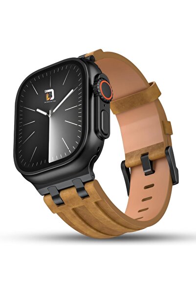 dado Top Grain Crazy Horse Leather Band Compatible with Apple Watch Ultra/Ser...