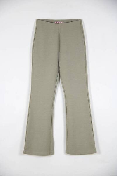 Unbraded Women's Cotton Loose Leggings - Comfortable Elastic Waist - m