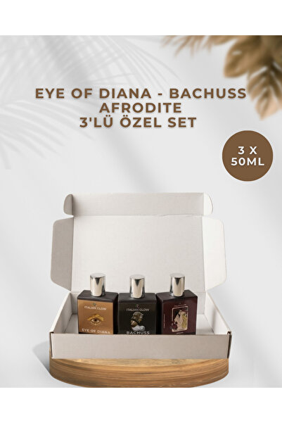 ItalianGlow Eye of Diana, Bachuss & Afrodite 3'lü Özel Parfüm Seti Uzun Süre ...