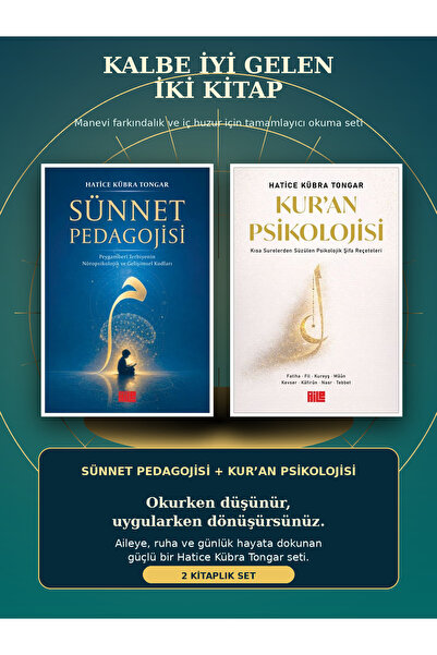 Aile Yayınları 2 Kitap / Hatice Kübra Tongar Manevi Gelişim Seti - Sünnet Ped...