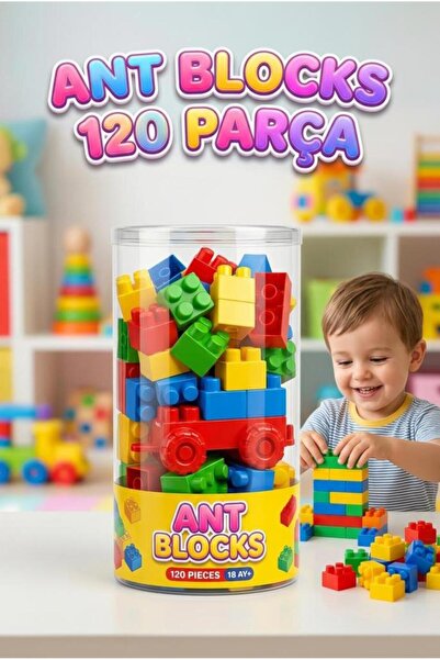 Tıfıl Toys 120 Parça Rulo Kutulu Renkli Geometrik Şekilli Eğitici ve Öğretici...