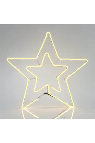 Generic Φωτοσωλήνας NEON LED Αστέρι διπλό, 58x56 cm με 3 m φωτοσωλήνα, IP44, ...