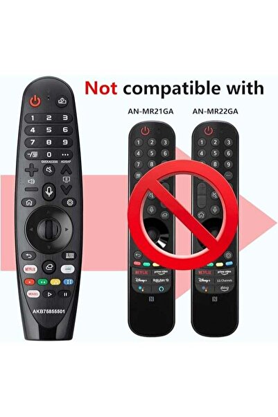 FLUX OMAKSS Magic Voice Remote for LG Smart TV Replacement AN-MR20GA AN-MR19BA AN-MR18BA, Pointer & Voice Function