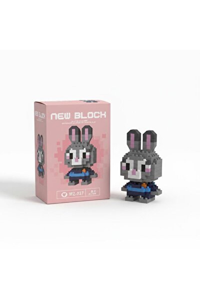 MEGOLA STORE Judy Hopps Zootropolis Mini Blok Yapım Seti Koleksiyon Figürü