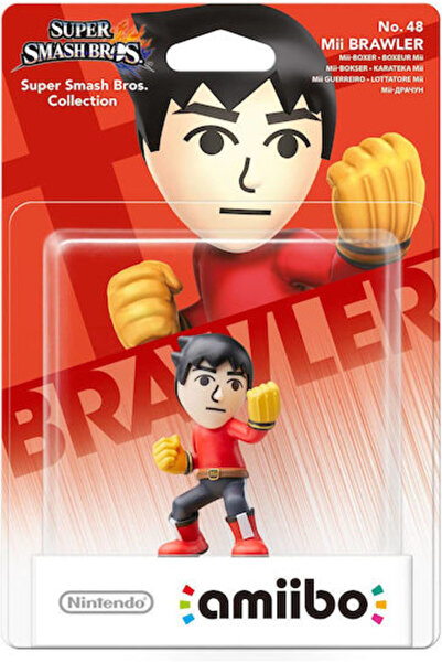 Nintendo Amiibo Super Smash Bros Mii Brawler Φιγούρα Χαρακτήρα για Wii U