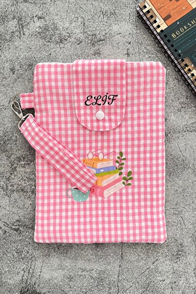Outlet Çarşım Husă pentru cărți din material textil, cu curea de mână, geantă...