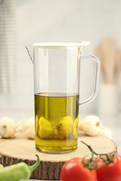 Twin Store Acrylic Scale Transparent 1 Lt Oil & Oil Pot & Measuring Container...