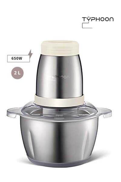Typhoon Vegetable Chopper - 2 Liters - 650 Watts - White - TY-02-006 W