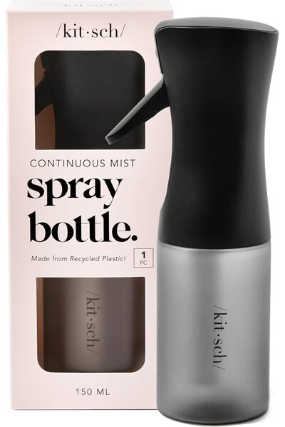 Kitsch Hair Spray Bottle with Ultra-Fine Mist, for Styling, Cleaning, Plants,...