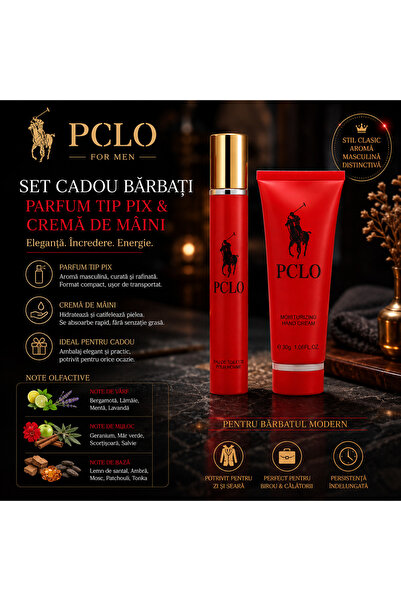 Polo Set Parfum Tip Pix și Cremă de Mâini Parfum Tip Pix și Cremă de Mâini cu...