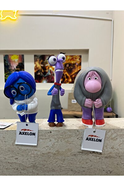 axelon Ters Yüz Inside Out 3'lü Figür Seti Üzüntü, Korku, Utanç