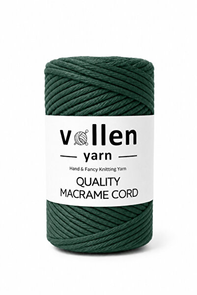 vollen yarn 250GR, Ață de macrame Taranan, 3mm cu o singură torsionare, Ață d...
