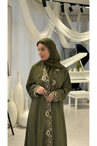 elegant veil عباية تطريز شك يدوي فاخر قماش تفته لمعة