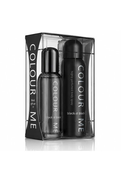 Milton Lloyd Set cadou bărbați COLOUR ME Black, EDP 90 ml + Body Spray 150 ml...