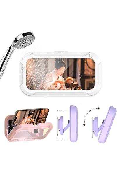 Arabest Waterproof Shower Phone Holder,360° Rotatable,60° Adjustable Tilt,Ext...
