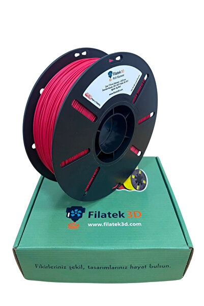 Filatek3D Tough Pla+ Bio Karbon Katkılı Kırmızı Fİlament