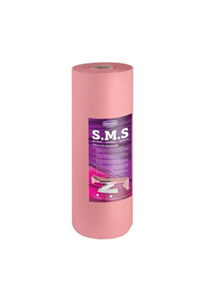 Beautyfor Rola Cearceaf din Material Netesut, Roz - Pink Sms Flizelin Couch R...