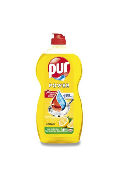 Pür Detergent Lichid de Vase Extra Lamaie - Pur Power, 1200 ml