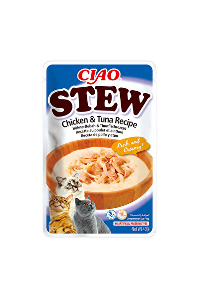 Inaba Ciao Пюре за котки с пиле и риба тон, 40 г