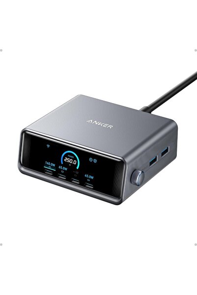 Anker Stație de încărcare desktop Prime 250W GaN, Negru