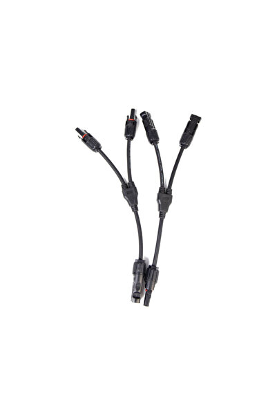 EcoFlow Cablu paralel MC4 pentru panouri solare, 0,3 m, pachet de 2