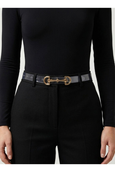 DAYMA Transparent Women's Belt with Metal Buckle Pvc Waist Belt for Daily and...