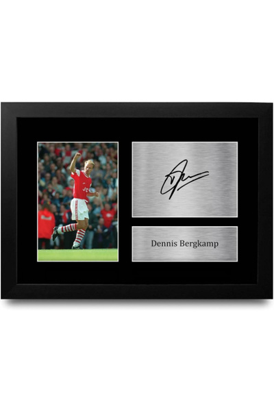 HWC Trading FR A4 Dennis Bergkamp Gifts Printed Signed Autograph Picture for ...