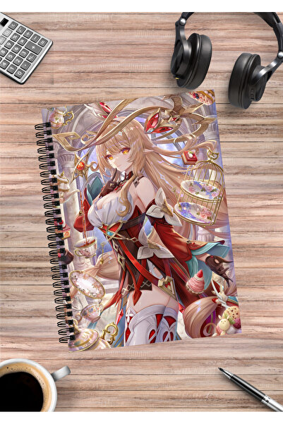mertfigur Caiet spiralat Genshin Impact Anime A5 (50 de coli)