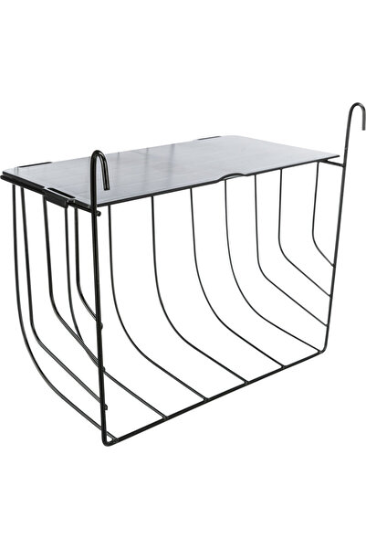 Trixie Hranitor Metalic Pentru Rozatoare, Cu Capac, 25x18x12 cm, Negru